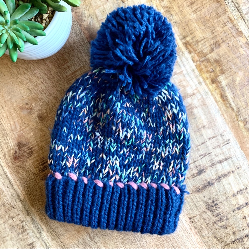 CARA New York Pom Pom Knitted Beanie